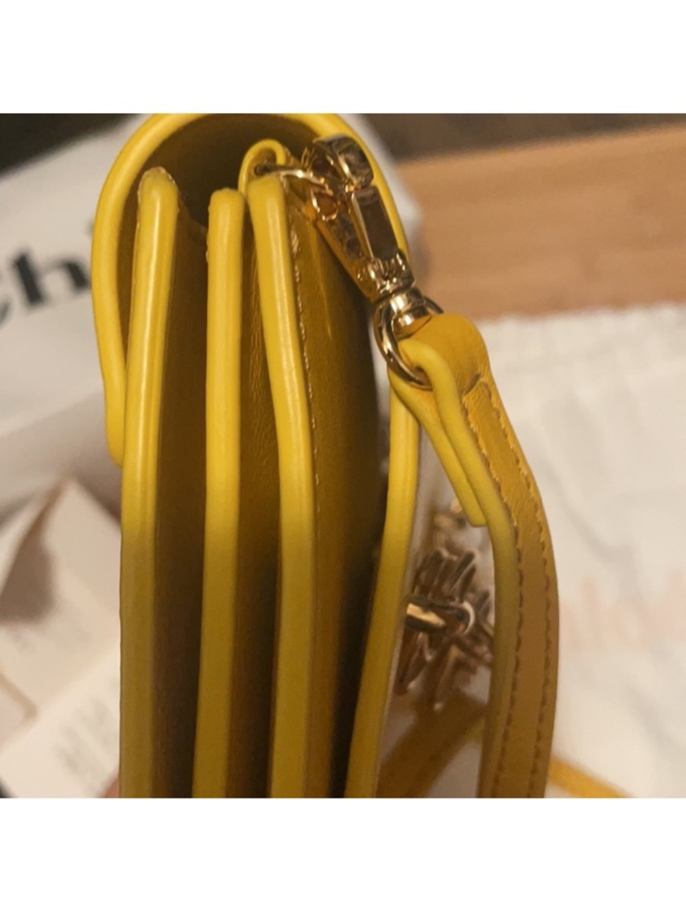 Calfskin Drew Bijou Clutch Crossbody - Picture 7 of 13